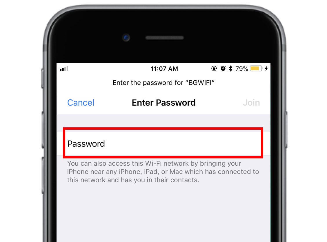 Type in your WiFi network's password